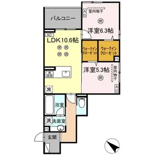 スリールコート【3階】の間取り