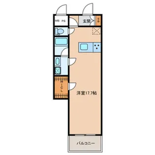 新白島東亜ビル【11階】の間取り