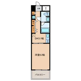 新白島東亜ビル【11階】の間取り