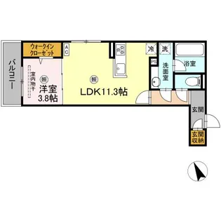 CAMPANELLA舟入南【2階】の間取り