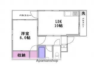 佐伯コーポ【1階】の間取り