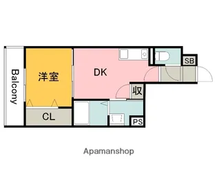 koti井口明神【2階】の間取り