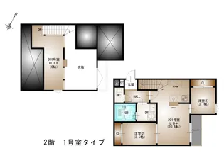 GRANDTICーL 井口【201号室号室】の間取り