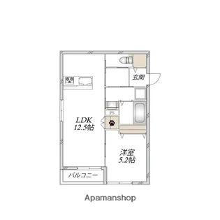 へーベルメゾン幹【2階】の間取り