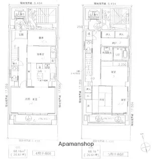 最上ビル【4階】の間取り