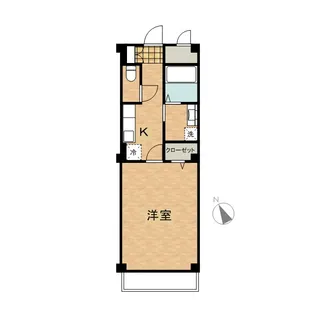 アーバニティあおい祇園【1階】の間取り