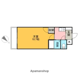 ウィンザーテラス牛田【4階】の間取り