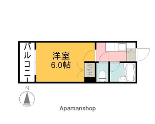 アルヴェール庚午【1階】の間取り