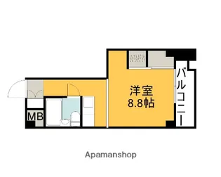 クレスト草津【301号室】の間取り