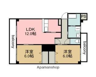 セントラル古江Ⅲ【2階】の間取り
