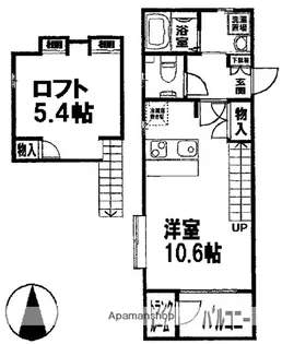 セントヒルズ横川新町【3階】の間取り