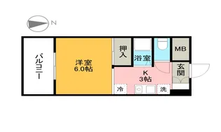 第一NSビル【11階】の間取り