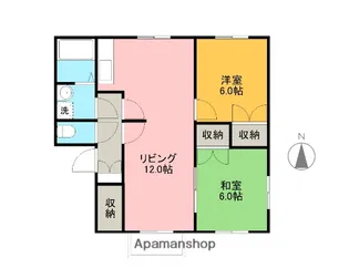 パークサイド旭【2階】の間取り