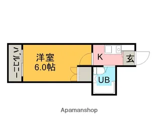 エステート16東雲【4階】の間取り