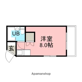 こすもす隼田【2階】の間取り