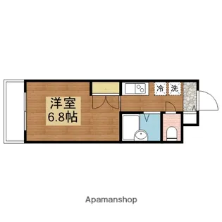 ブランシェ65【102号室】の間取り