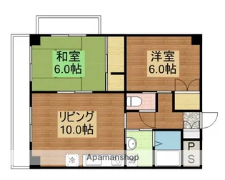 プレイシャス壱番館【104号室】の間取り