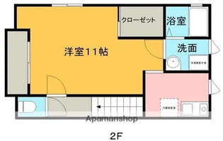 WING寺家【202号室】の間取り