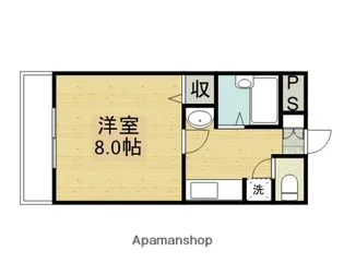 メゾン昴【101号室】の間取り