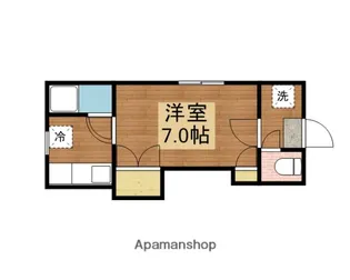 大歳東コーポ【B号室】の間取り