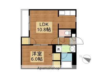リベルテ【106号室】の間取り