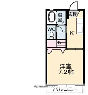 フレグランス B棟【1階】の間取り