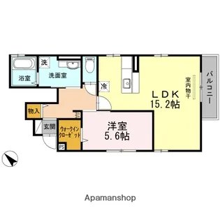 コンフォール【1階】の間取り
