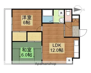 パークハイム中央【302号室】の間取り