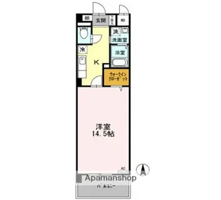 エトワール【4階】の間取り