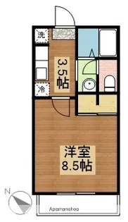 アークヒルズ7−A【1階】の間取り