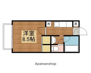 パルハイツU【102号室】の間取り