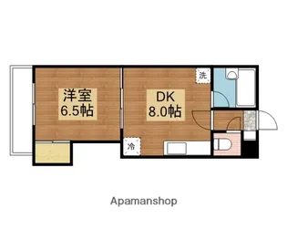 小倉屋ビル【501号室】の間取り