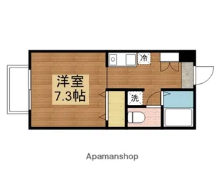 フォブール木原A棟【202号室】の間取り