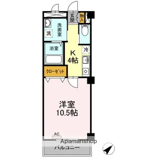 カーサ・ステラ【306号室】の間取り