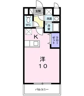 クリアネス【3階】の間取り
