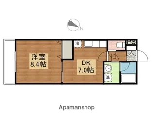 アステラス・モア【1階】の間取り