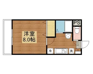 パルコープⅡ【104号室】の間取り