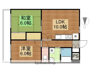 エルドラードA番館【402号室】の間取り