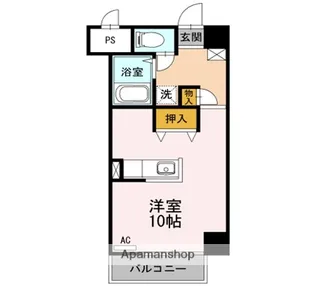 メセナ西条【5階】の間取り