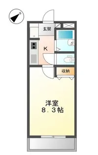 サンパティオ幸本Ⅰ【2階】の間取り