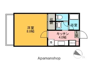 AVILLION【101号室】の間取り