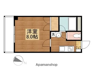 ニューグリーンS【201号室】の間取り