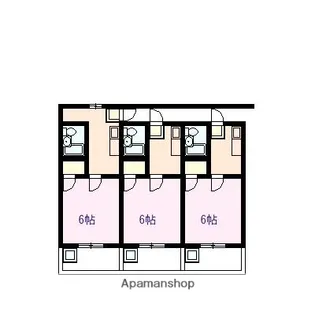 大歳コーポ下見【101号室】の間取り