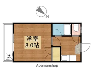 尾形ハイツC棟【106号室】の間取り