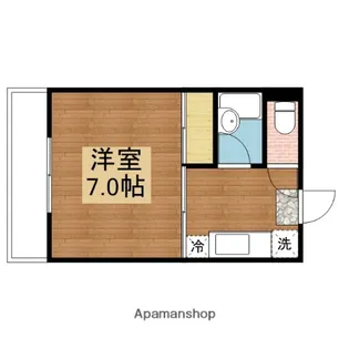 広島県東広島市西条町田口【アパート】の間取り