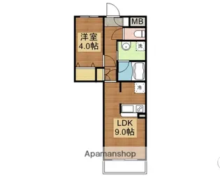 サンレジデンス【504号室】の間取り