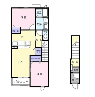 グラン メゾン B【2階】の間取り