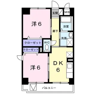 クレッシェンド【3階】の間取り