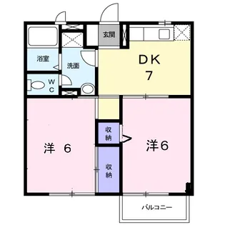 サンエステート A【1階】の間取り
