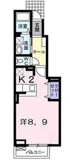 セイバリー・M【103号室】の間取り